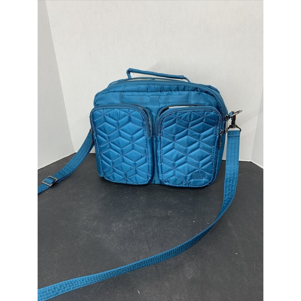 Lug Navigator Bag Teal Gently Used Condition